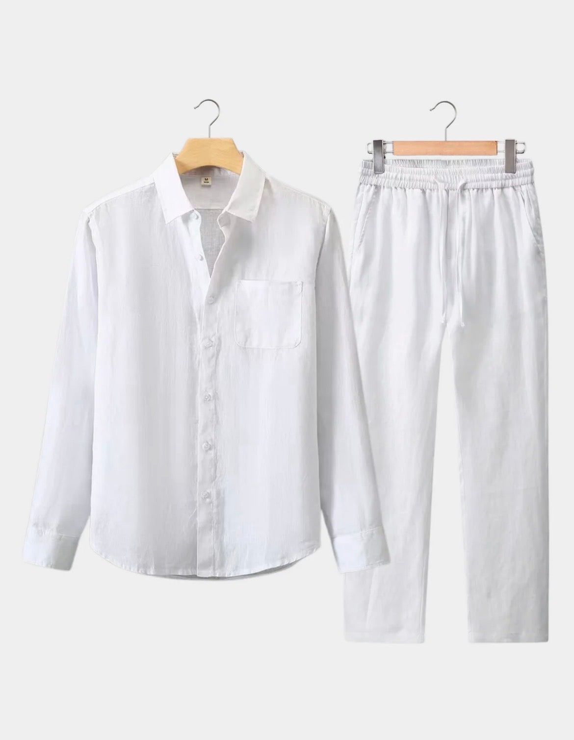 Le Riviera Longsleeve summer set - white