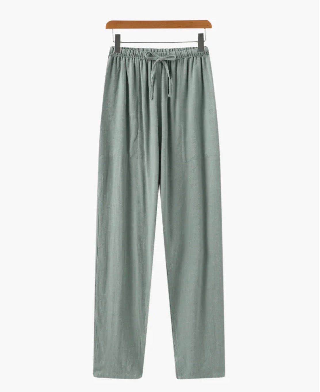 Santorini Linen Trouser - Green