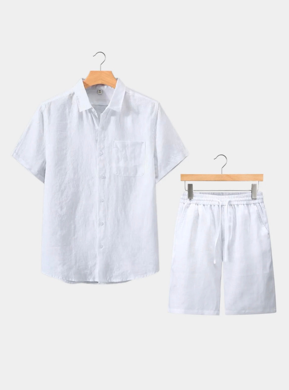 Le Riviera shortsleeve summer set - white