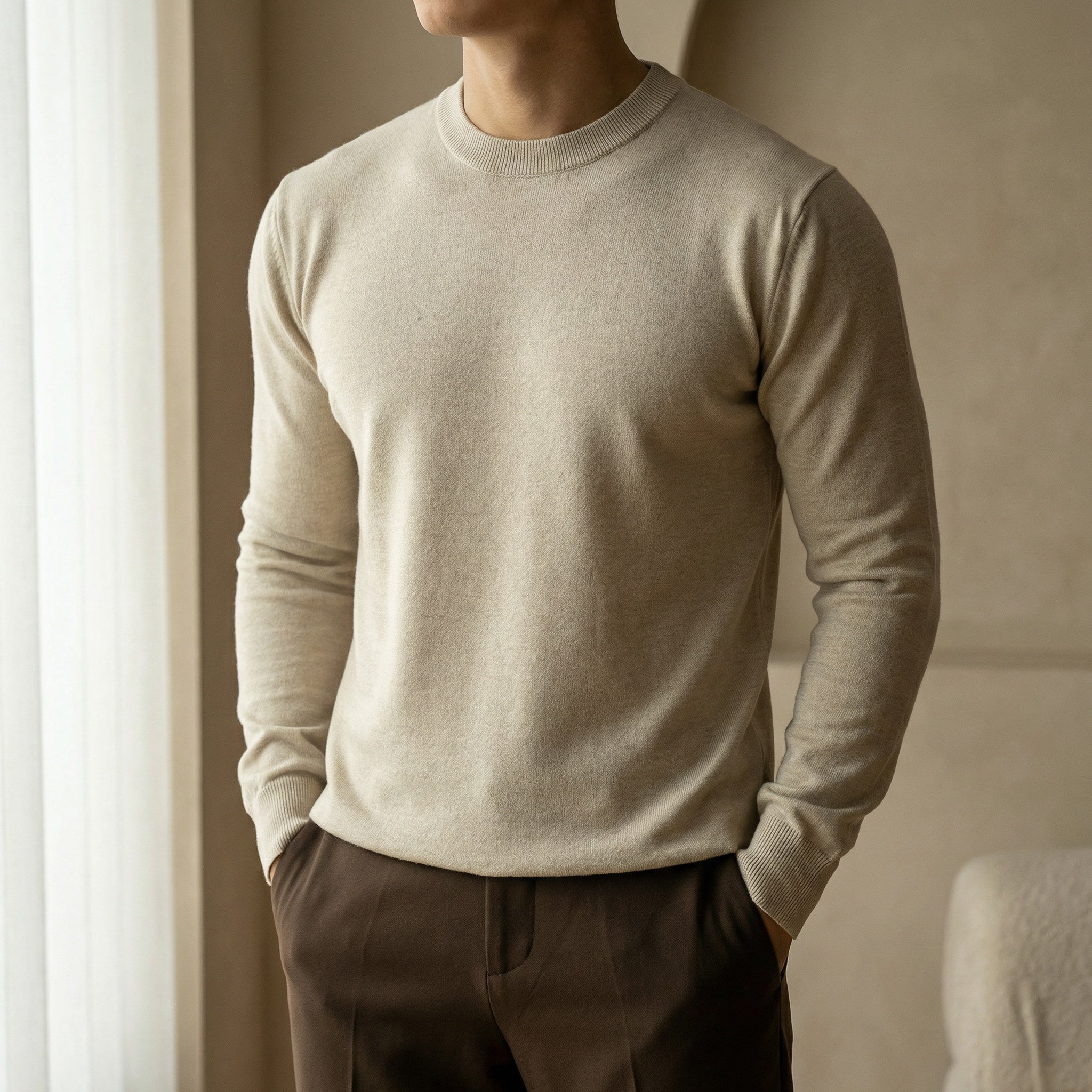 The Portofino Knit – Heritage Oatmeal