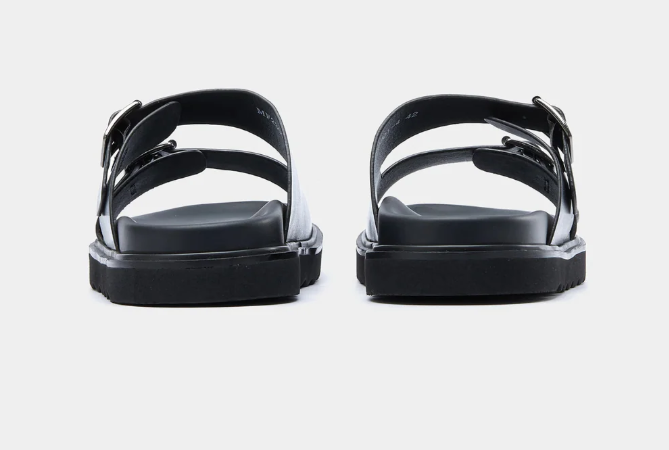 Aurelio Leather Sandal - Black