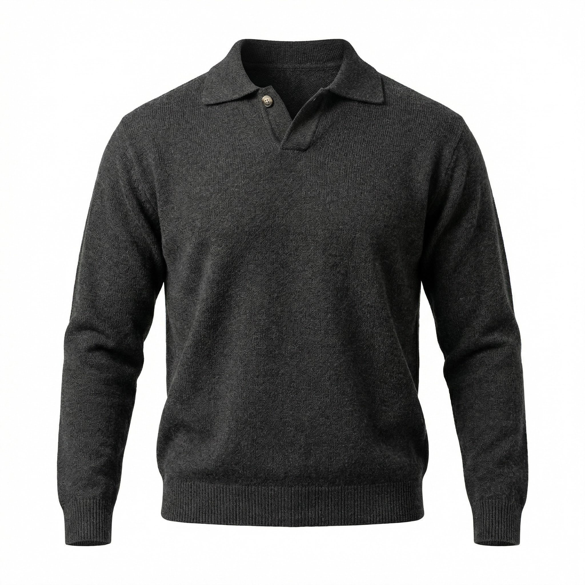 The Belmont Sweater- Charcoal