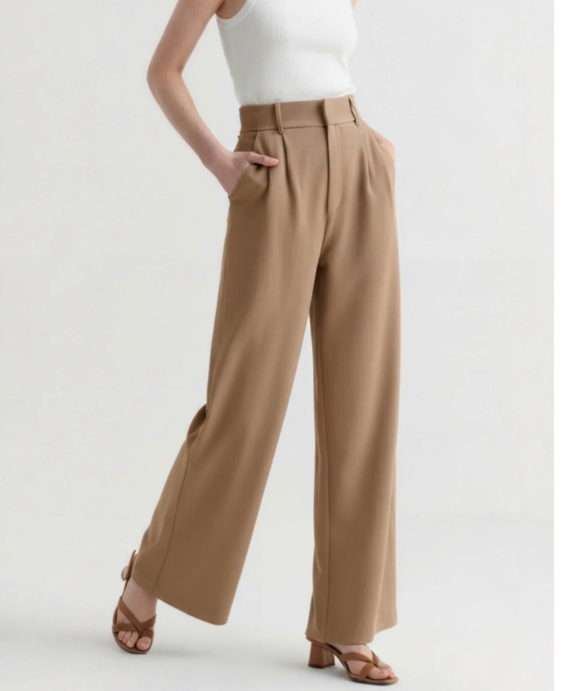 The Verona Wide-Leg - Brown