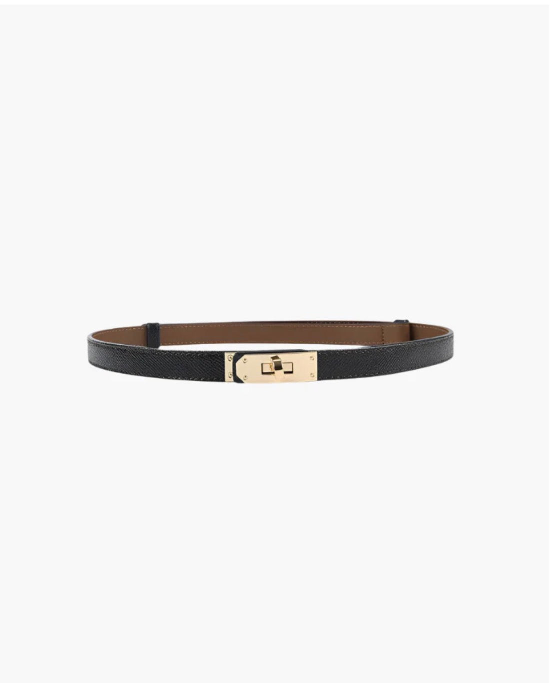 Cortina Slim Belt - Black
