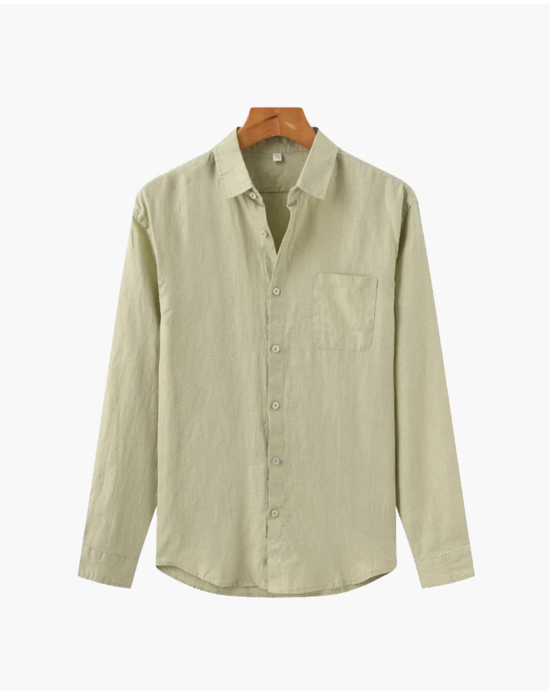 Sorrento Linen Shirt - mint green